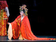 Korean Central News Agency (KCNA), the official news outlet of North Korea, released stage photos of Butterfly Lovers, a musical adapted from a well-known Chinese love story, on October 19, 2010. The Butterfly Lovers, telling the tragic love story of Liang Shanbo and Zhu Yingtai, who lived in the Eastern Jin Dynasty some 1,700 years ago, is often regarded as the Chinese equivalent of Romeo and Juliet.