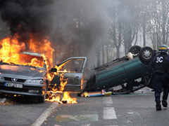 French pension strikes