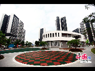 Media Village in the Asian Games Town is ready for the reception of the media members to cover the 16th Guangzhou Asian Games, from November 12 -27, 2010. [Zhao Na/ China.org.cn]