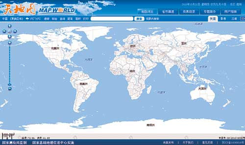 Online map World map,