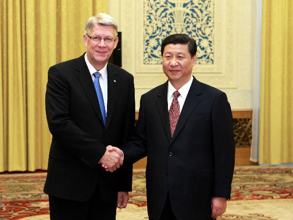 China, Latvia pledge to further strengthen ties
