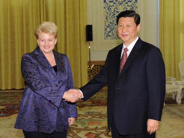 Chinese vice president vows closer ties with Lithuania