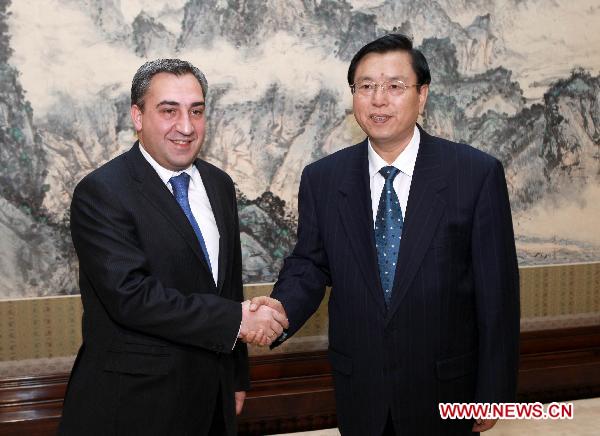 Chinese vice premier vows to bolster economic ties with Georgia