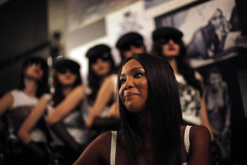 Naomi Campbell attends a party marking the 25th anniversary of her career in Shanghai