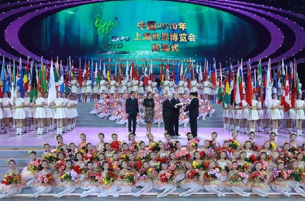 Closing ceremony of Shanghai World Expo on October 31, 2010.