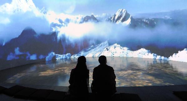 People visit the Pavilion of Angel Life during an activity held by the 2010 Taipei International Flora Expo in Taipei, southeast China's Taiwan, Oct. 30, 2010. The 2010 Taipei International Flora Expo will run from Nov. 6, 2010 to April 25, 2011. [Xinhua/Wu Ching-teng]