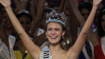 Miss USA Alexandria Mills, 18, celebrates after she won the Miss World 2010 title in Sanya, on the Chinese island of Hainan October 30, 2010.