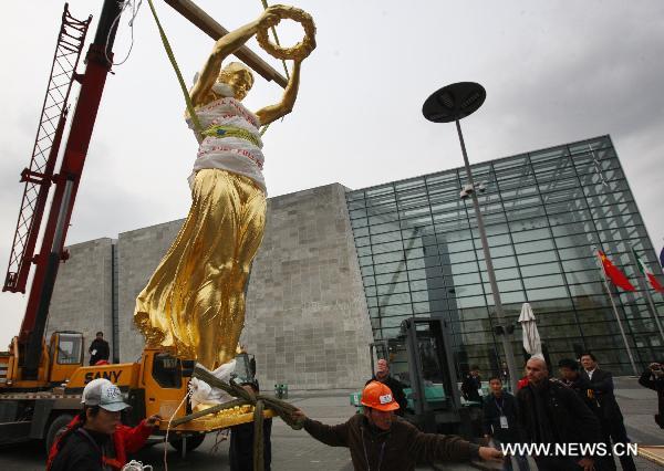 Luxembourg's 'Golden Lady' to be back home from Shanghai