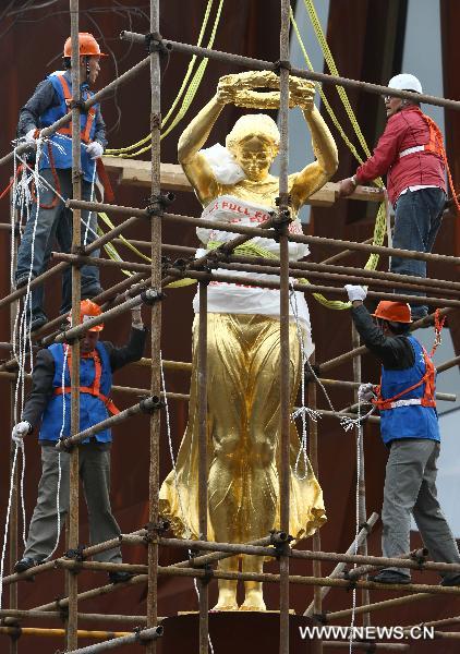 Luxembourg's 'Golden Lady' to be back home from Shanghai