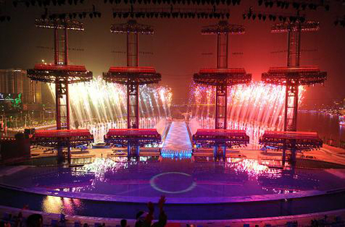 The opening ceremony of the 16th Asian Games is being held in Guangzhou, capital city of south China's Guangdong Province, on the evening of November 12.