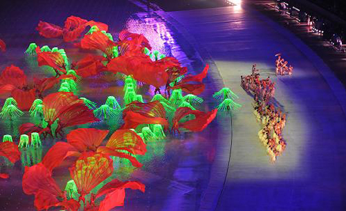  Opening ceremony performance of the Guangzhou Asian Games-sailing.