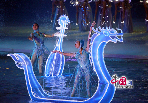 Opening ceremony performance of the Guangzhou Asian Games.