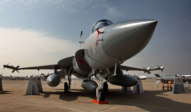 The photo taken on Nov. 14, 2010 shows an aircraft is ready for the 8th China International Aviation and Aerospace Exhibition. The exhibition, to be launched on Nov. 16 in Zhuhai, south China&apos;s Guangdong Province, will showcase about 70 aircraft of different models from all over the world. [Chinamil.com.cn]