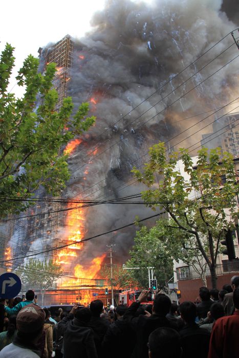 Shanghai residential building fire kills 53 