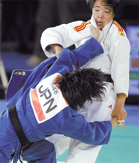 China's judo drought finally ends