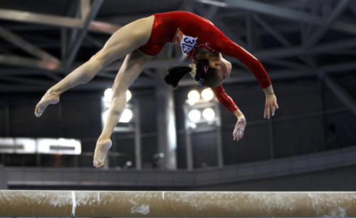 Chinese gymnasts aim high for London Olympics
