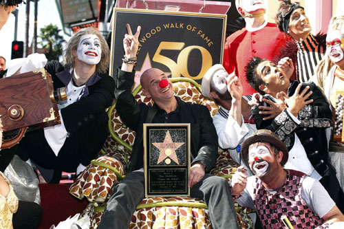 Guy Laliberte unveiled his Hollywood Walk of Fame star in Hollywood