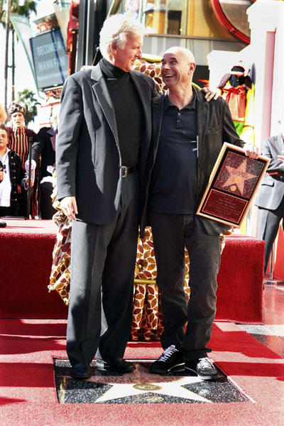 Guy Laliberte unveiled his Hollywood Walk of Fame star in Hollywood