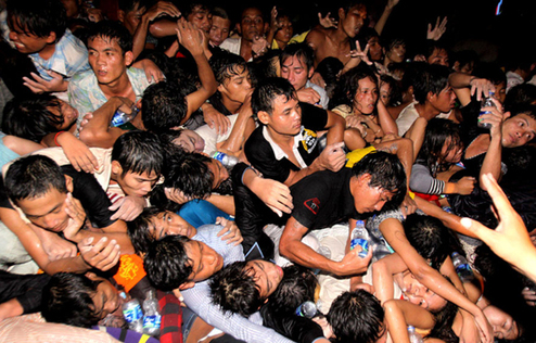 Nearly 400 people were killed and 755 others injured in a stampede on Monday night as millions of Cambodians celebrated the last day of the three-day annual Water Festival in the capital Phnom Penh.