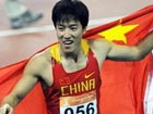 Liu Xiang wins men's 110m hurdles gold