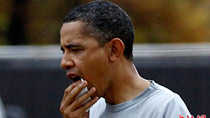 Obama gets 12 stitches after errant elbow to mouth