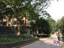 Nanjing Normal University is a normal university located in Nanjing, Jiangsu, China. Photo shows the beautiful scenery in Nanjing Normal University, Jiangsu Province. [Photo by Wang Fengming]