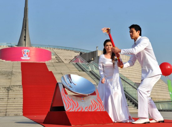 Guangzhou Para-Asian Games flame lit in 3.88s