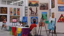 Local Mexican artists display their works in Cancunmesse, one of the venues for the United Nations Climate Change Conference in Cancun, Mexico. [Photo by Wu Chong/chinadaily.com.cn]
