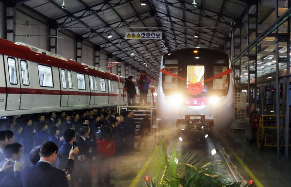 The launch ceremony for the train in Changchun, Jilin Province, December 6. [Xinhua] 