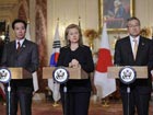 U.S., Japan, S. Korea meet on DPRK concerns