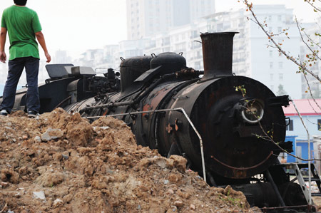 A vacant site of an abandoned factory that manufactured machines for heavy industry in Wuhan, Hubei Province. Developers are building residential apartments on deserted factory sites across the country, raising safety concerns. 