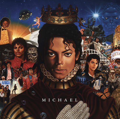 The cover art for the posthumous Michael Jackson album titled 'Michael' is pictured in this undated publicity photograph. The album is set for release December 14, 2010. [Xinhua]