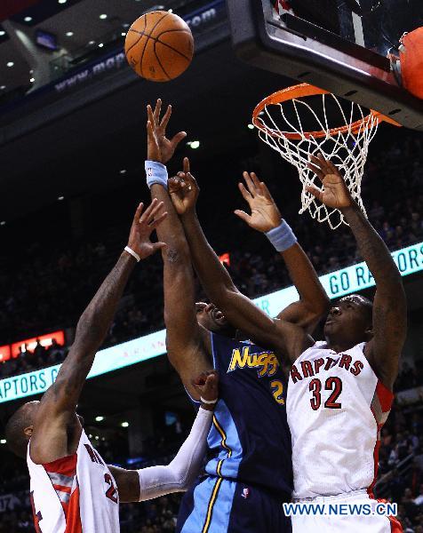 Denver Nuggets beat Toronto Raptors 123-116