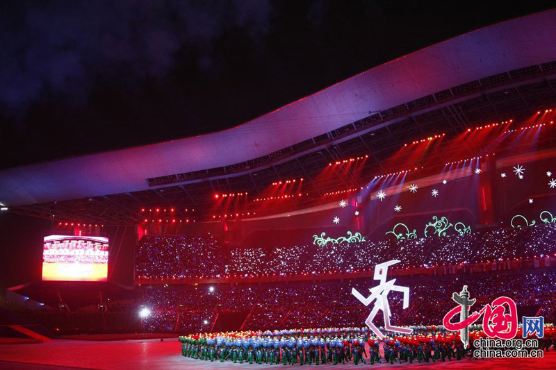 Performances before the Opening Ceremony of the Guangzhou Asian Para Games. [China.org.cn]