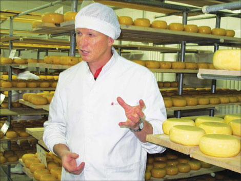 Dutchman Marc de Ruiter runs an organic cheese factory in rural China where he employs a dozen workers and buys only from local dairy farmers above market prices.