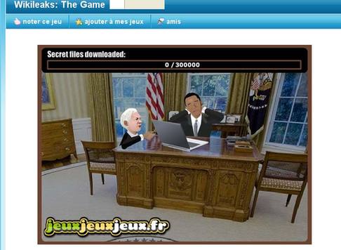 In 'WikiLeaks: The Game,' players become Julian Assange and try to steal documents from President Obama.
