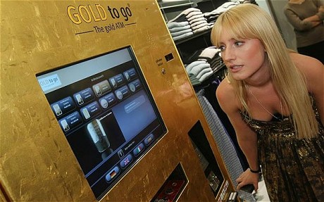 Each Gold To Go machine carries about 320 pieces of different-sized bars and coins. [Photo: Getty Images]