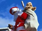 Santa Claus sends Christmas greetings all over the world 