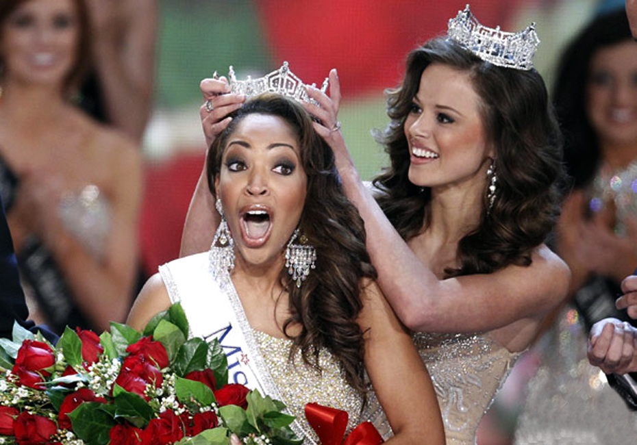 31 Jan 2010, Miss Virginia Caressa Cameron wins 2010 Miss America. [Chinanews.com]