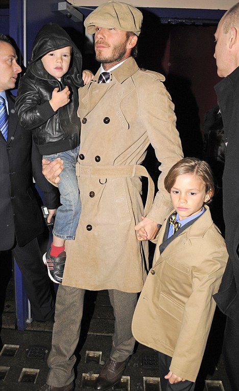 It's undeniable, that like his father David, Romeo is super stylish though.