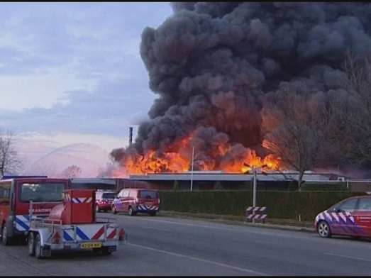 Chemical fire in the Netherlands 'under control'  