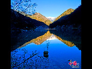 The northwestern Sichuan Plateau is noted for its picturesque natural beauty. One of its best scenic areas is Jiuzhaigou, or Jiuzhai Valley, located in the Aba Tibetan and Qiang Autonomous Prefecture. Eulogized as a world of magical fairytales, Jiuzhai Valley has for years enchanted tourists with its mountains and luxuriant forests, colorful lakes, gushing waterfalls and abundant wildlife. [Photo by Liu Guoxing]