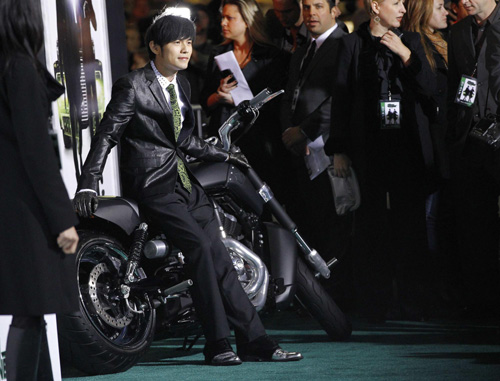 Premiere of film 'The Green Hornet' at the Grauman's Chinese theatre in Hollywood