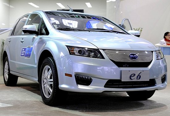 BYD's pure-electric vehicle e6 will be put into the U.S. market in 2012. [qq.com]