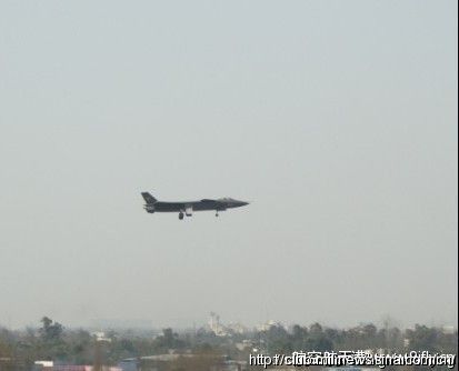 A photo which recently leaked online, has been theorized to be a stealth fighter jet, dubbed a J-20 fighter, for the Chinese military. [Xinhua] 