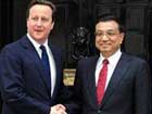Chinese Vice Premier meets British PM