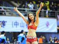 Basketball cheering squad from Guangdong Team.