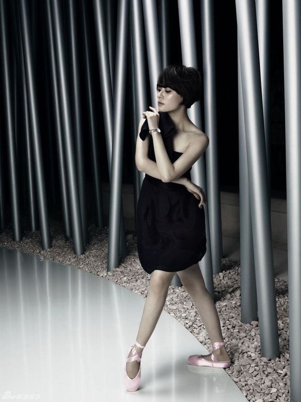 Chinese actress Sun Li. [sina]