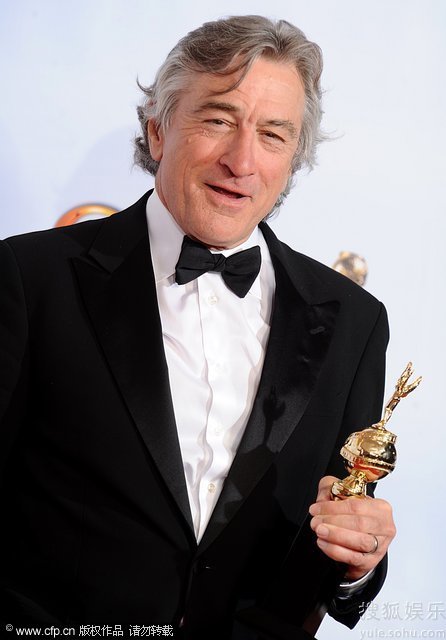 Cecil B. DeMille Award winner Robert De Niro arrives at the 68th annual Golden Globe Awards in Beverly Hills, California, January 16, 2011.