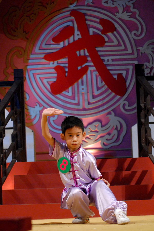 A children's martial arts competition is held in the Malaysian capital of Kuala Lumpur on January 16, 2011. [Xihuna photo]